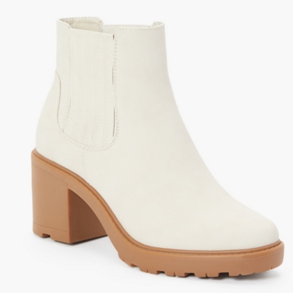 Maeve Water-Resistant Bootie in White Birch - 7.5 - NWOT